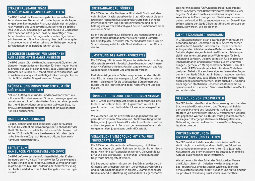 Flyer zur Wahl Innen